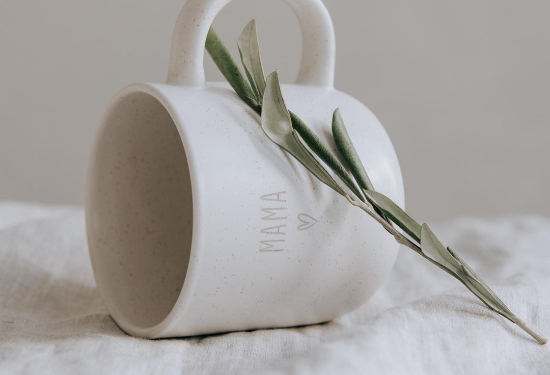 Personalisierte Steingut Tasse für die beste Mama - Jellies Design