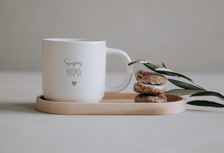 Personalisierte Steingut Tasse für die beste Mama - Jellies Design