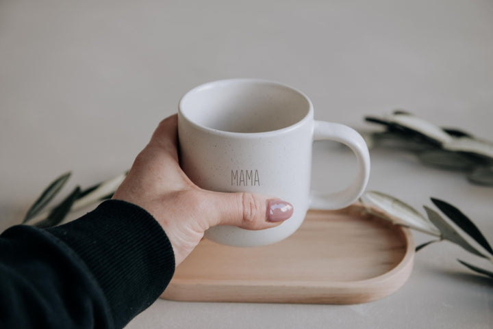 Personalisierte Steingut Tasse für die beste Mama - Jellies Design