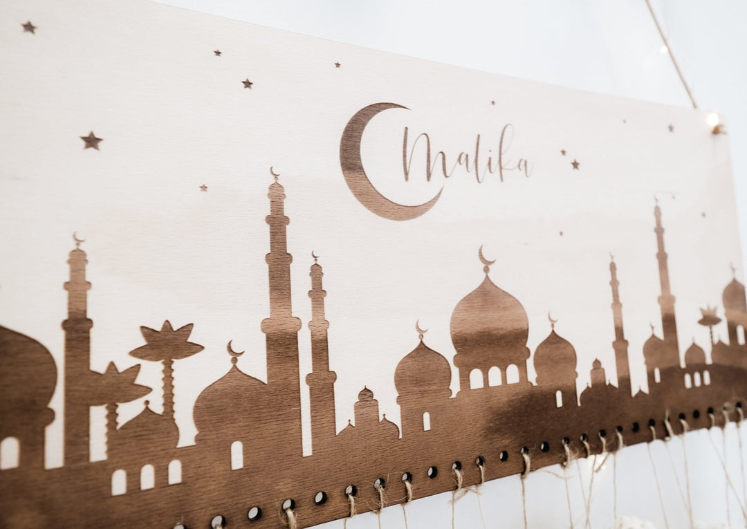 Ramadan Holzkalender zum Selbstbefüllen - Jellies Design