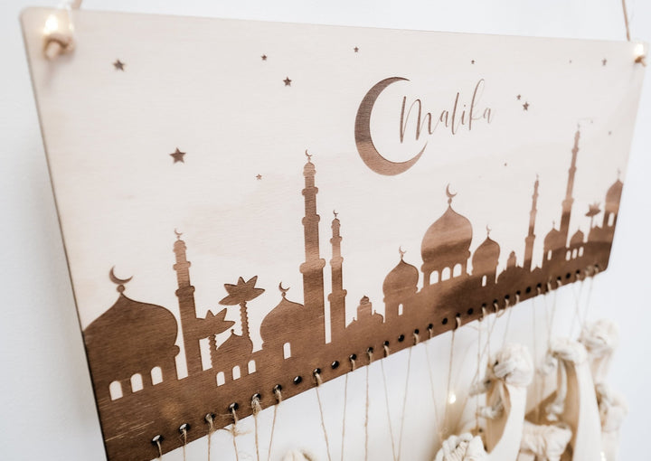 Ramadan Holzkalender zum Selbstbefüllen - Jellies Design