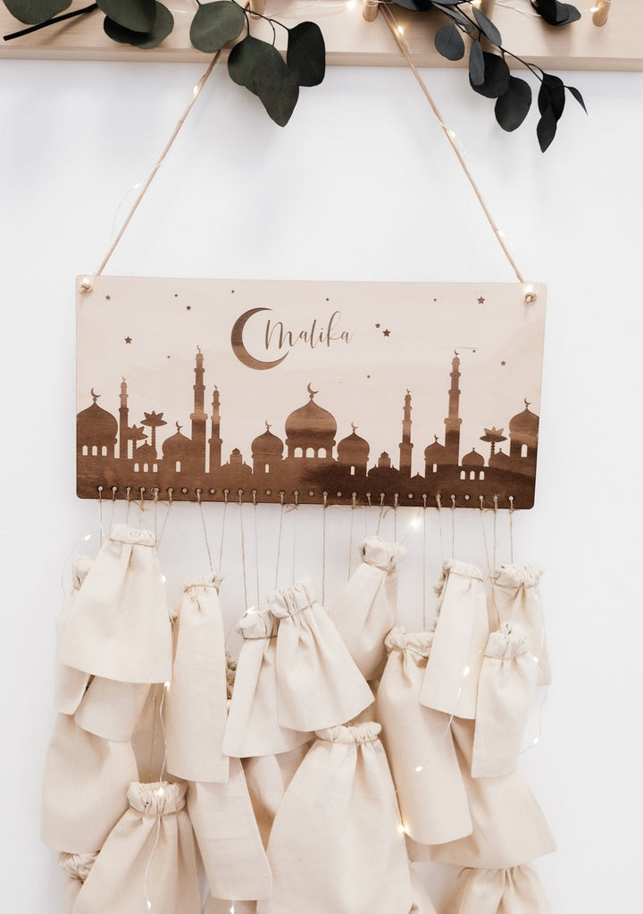 Ramadan Holzkalender zum Selbstbefüllen - Jellies Design