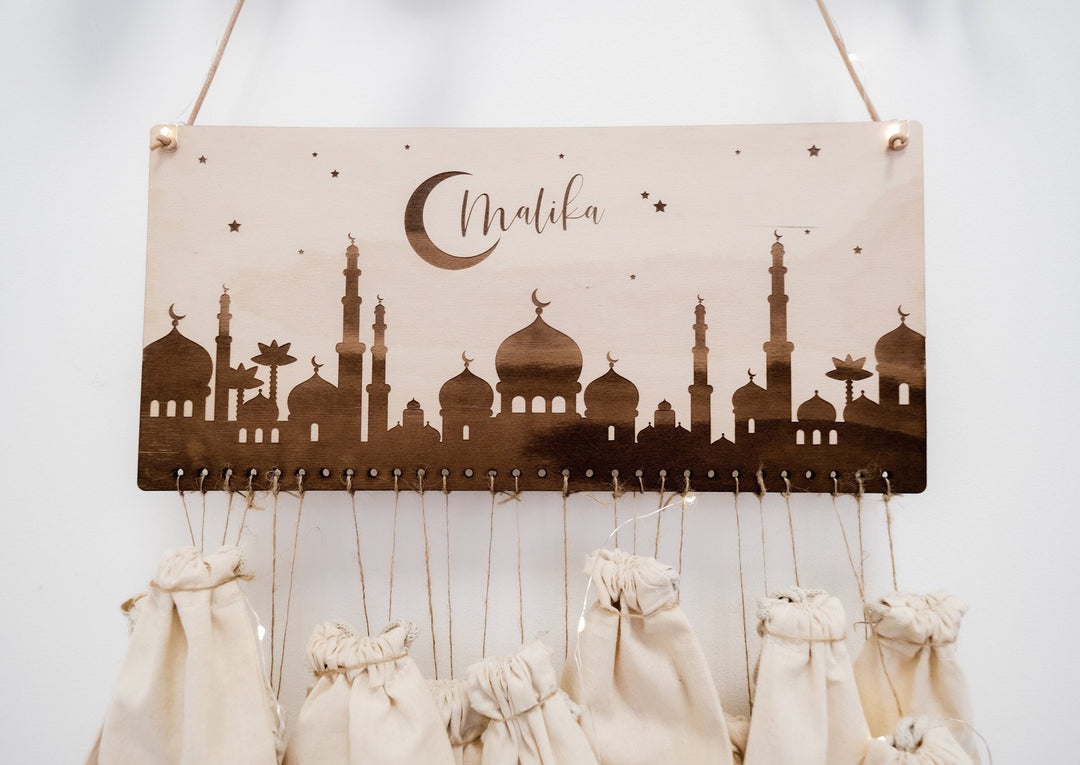 Ramadan Holzkalender zum Selbstbefüllen - Jellies Design